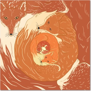 Foxes Posters and Art